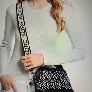 Michael Kors signature jet set charm small dome crossbody